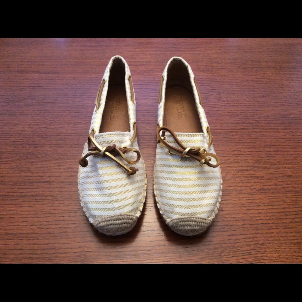 Espadrilles SPERRY Katama Marinier Stripe Gold